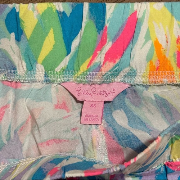 Lilly Pulitzer Size XS Sparkling Sands Bal Harbour Palazzo Pants Preppy Resort - Picture 3 of 6